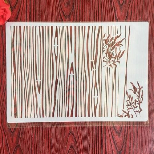 A4 29 *21cm wood grain DIY Stencils Wall Painting Scrapbook Coloring Embossing Album Decorative Paper Card Template, arts