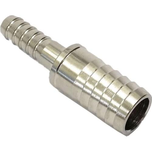 Beer brewing barb STAINLESS SPLICER - 6MM X 13Mm