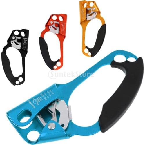 Arborist Tree Rock Climbing Right & Left Hand Ascender Riser 8-13mm Rope Clamp Grasp Device - CE Approved