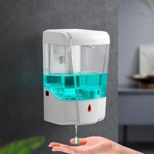 700ML Automatic Induction Soap Dispenser Wall Mounted Large Capacity Liquid Cleaning Container Home Liquid Wash Hand Machine