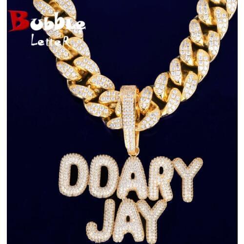 Bubble letter Baby Necklaces