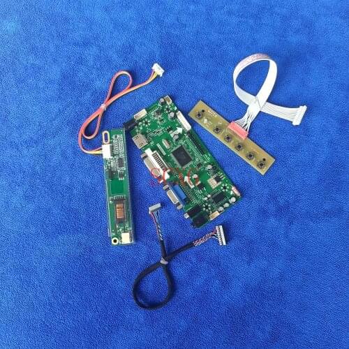 For D191201/L141X1/L141X2 1CCFL 1024*768 LCD monitor HDMI-compatible VGA DVI DIY Kit LVDS 20Pin MNT68676 controller driver board