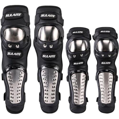 Hard Shell Moto Knee Pads Set Brace Support Sports Off-Road Guard MTB Snowboard Kneepad Hockey Motorcycle Protection Kits