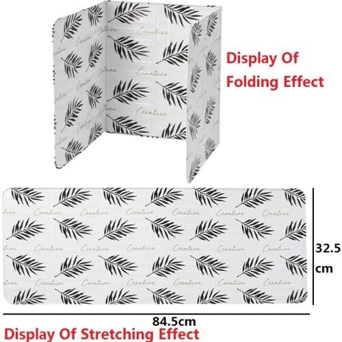 Kitchen Gadgets Aluminum Protection Screen Foldable Kitchen Hob Gas Stove Deflector Frying Pan Oil Splash Protection Screen Tool