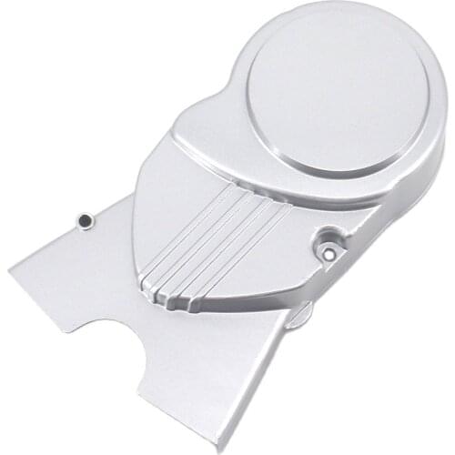 Left side Engine Cover For Dirt Pit Bike ATV 50cc 70cc 90cc 110cc 125cc Replacement Accessories Parts Silver black