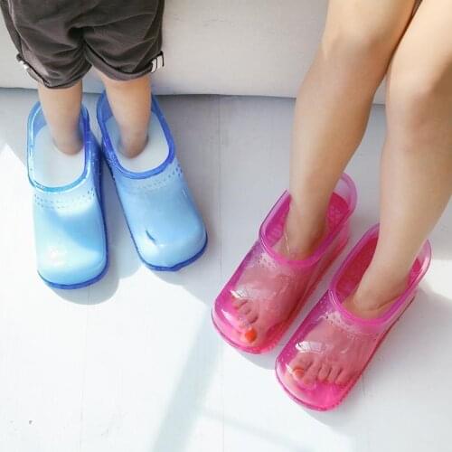 Foot Bath Massage Boots Household Relaxation Slipper Shoes Feet Care Hot Compress Foot Soak Theorapy Massage Envy Acupoint Sole