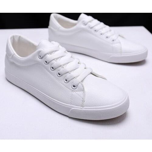 2020 Spring Shoes Men Sneakers Casual Soft Leather Men Shoes Brand Fashion Male White Shoes tyu678