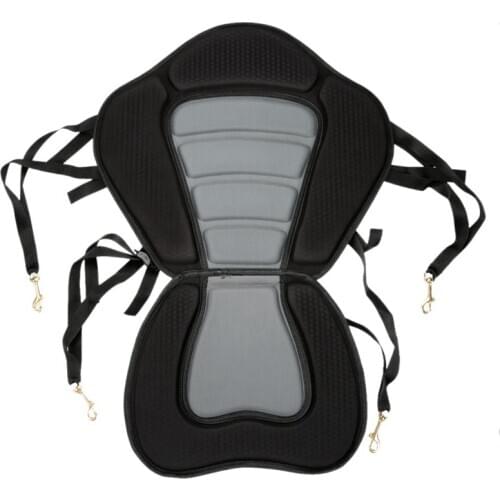 Kayak Padded Seat g Boat Soft Non-Slip Padded Base Adjustable Backrest With Boat Cushion