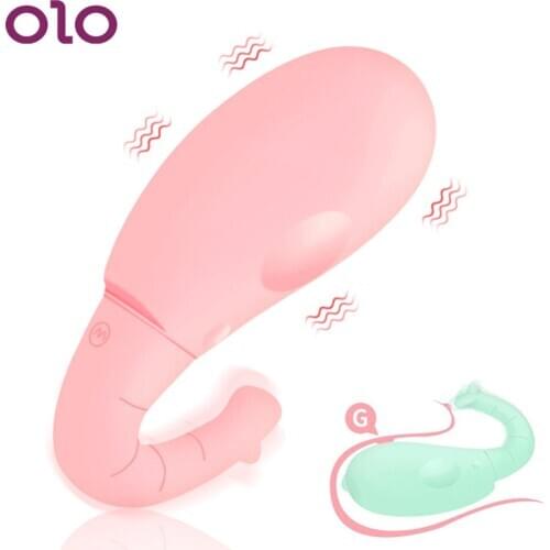 OLO Vagina Dildo Vibrator Elephant Jumping Egg 8 Speeds Sex Toys for Women Vibrating Egg G-Spot Massage Clitoris Stimulator