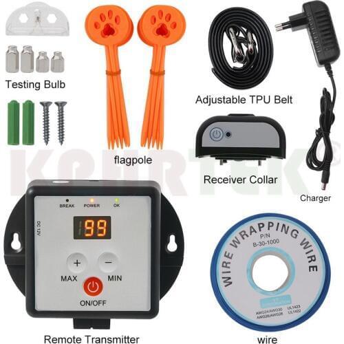 36Pcs/Pack Dog Fence System Training Collar Rechargeable+300M Wires in NEW Electric