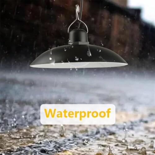 Double Head Solar Pendant Light Outdoor Indoor Solar Lamp WithLighting For Camping Garden Yard Terrace Garden Chandelier