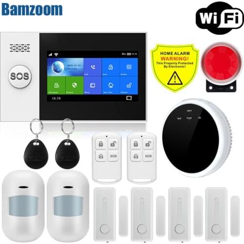 Wired Wireless Gsm Security Alarm System With Automation Intercom Remote Control Autodial Ios Android Smart Home Alarm Kit Hub