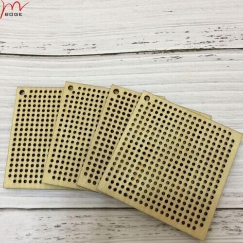 Blank wooden cross stitch wooden craft