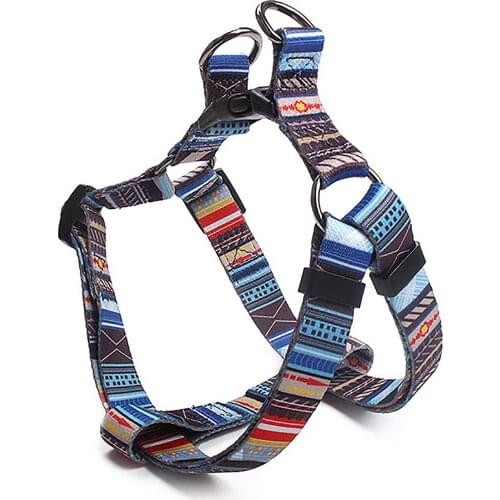 Dog Vest Harness Adjustable Dog Harness Leash Pulling Halter Collar Anti-Twist Pet Dog Walking Harnesses for Running Training