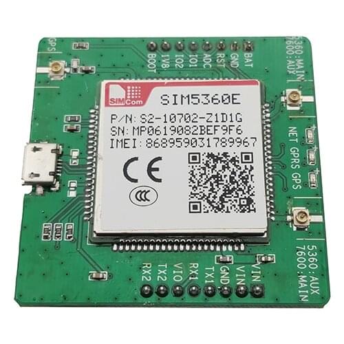 SIMCOM SIM5360E breakout board core board 3G WCDMA 900/2100MHz 850/900/1800/1900MHz 100% New&Original module weld testing board