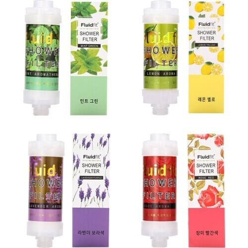 YenvQee Vitamine C Shower Filter Scent Filter Replacement Shower Head Protect the Skin Lavender