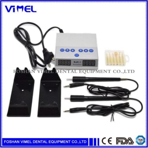 Dental Lab Electric Thin Waxer Carving Machine Double Pen 6 Wax Tip Pot Dental Lab