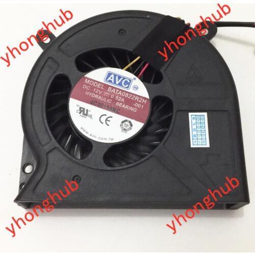 AVC BATA0822R2H -001 DC 12V 0.52A 83x88x22mm Server Cooling Fan
