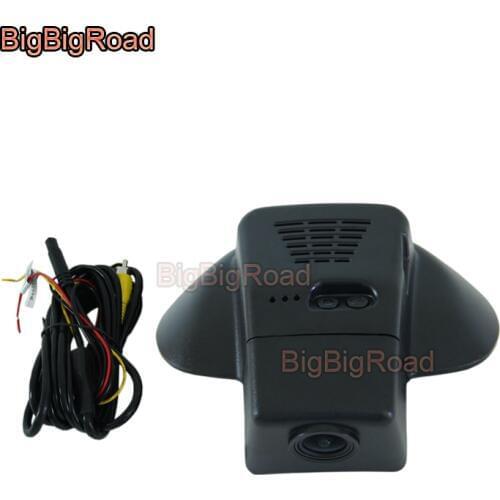 BigBigRoad Car wifi DVR Video Recorder Dashcam Camera For Volvo V40 V 40 2013 2014 2015 2016 2017 2018 FHD 1080P