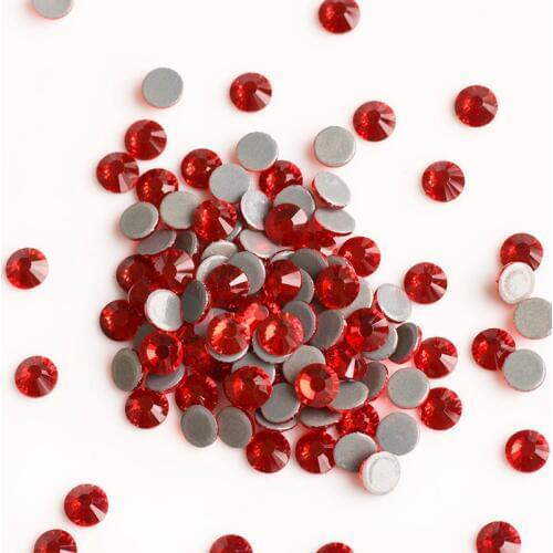 YANRUO 2058HF SS6-SS30 Siam Hot Fix Rhinestones Stones And Crystals HotFix Crystal Iron On Rhinestone Clothing Dresses