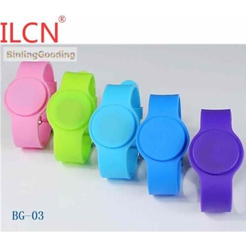 BG-03 Adjustable Waterproof Customized Wristband Bracelet UHF Alien H3 RFID With Locked Wristband For Swimming Pool GYM 100PCS