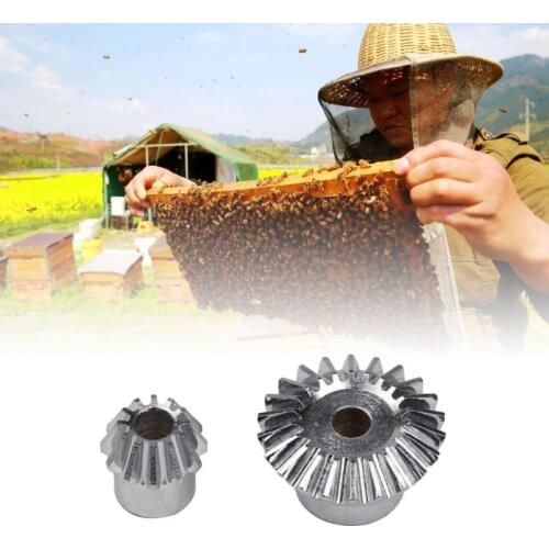 2 Pcs/set Stainless Steel Honey Extractor Gear Extraction Beekeeping Repair Beekeeper Tool Accessories Dropshipping