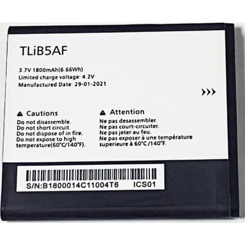 3.8V 1800mAh TLiB5AF For Alcatel Link Zone MW40V MW40VD MW40CJ MW41NF MW41MP MW41TM 4G LTE WIFI Router Hotspot Modem Battery