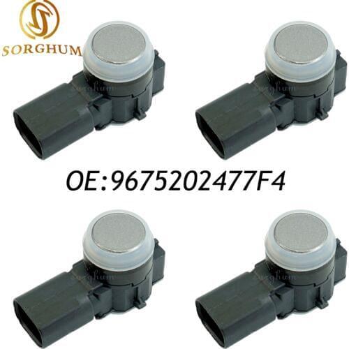 4PCS PSA9675202477F4 For PSA 9675202477F4 Parking Sensor PDC Bumper Backup Assist 0263023080