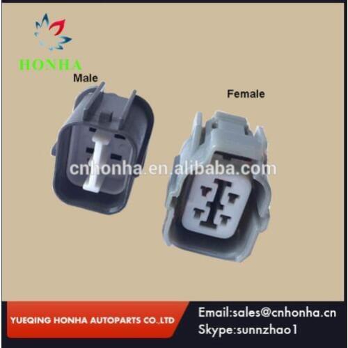 Free shipping 20/50/100 pcs/lots 4 way/pin 6189-0132 6181-0073 Female and Male waterproof Wire harness Connector for Sumitomo