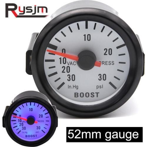 52mm turbo boost gauge psi oil temp oil press Air fuel gauge voltmeter tachometer turbo pressure gauge water temp Meter + Sensor