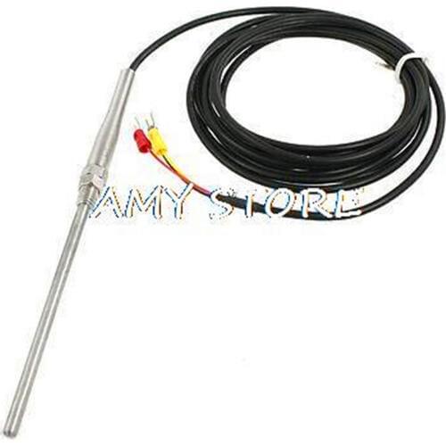 5mm x 100mm 3 Meters PT100 Temprature Sensor Thermocouple Probe