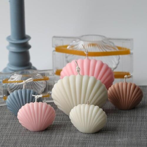 DIY Handmade Candle Mold, Aroma Candle Mold, Large Three-dimensional Scallop, Shell Plastic Acrylic Mold Candle Making Molds