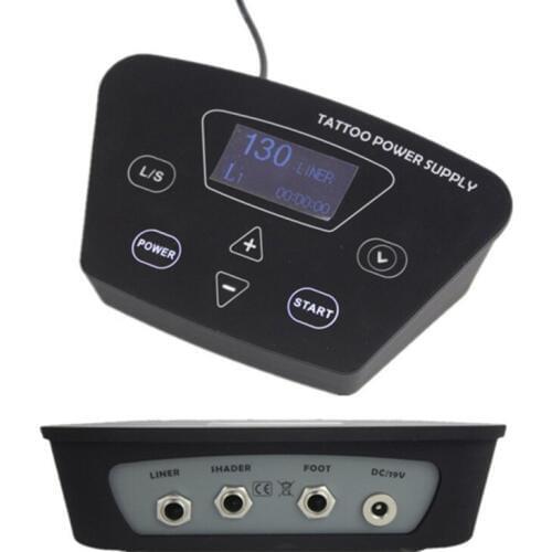 Permanent Makeup Tattoo Power Supply Eyebrow Lip Eyeliner Microblading Body Art Shader Liner for Tattoo Machine Foot Pedal Tools