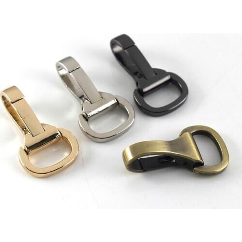 Metal Snap Hook Trigger Lobster Clasp Clip Spring Gate for Leather Craft Bag Strap Belt Webbing Keychain