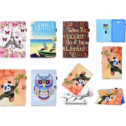 Fashion printed Case for Samsung GALAXY Tab E 9.6 inch T560 / T561 / T565 tablet Stand case for Galaxy Tab E 9.6 + Pen