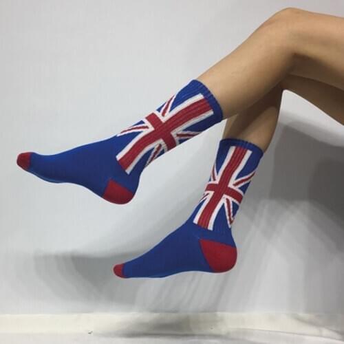 Iconsocks UK Flag Pattern Socket Socks