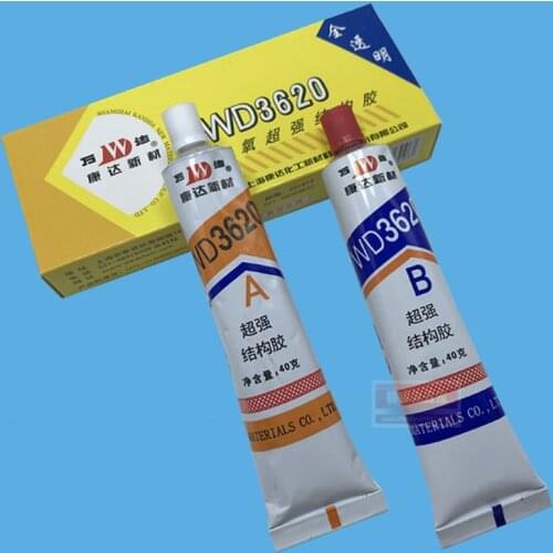 Kangda WD3620 Fully Transparent High-temperature Resistant Epoxy Resin Glue Fast Curing Waterproof Oil Resistant AB Glue