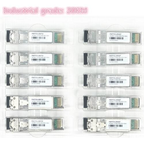 SFP 10G LC 20KM 1270nm/1330nm Industrial grade Single Fiber SFP Optical Module SFP Transceiver Industrial grade -40-85 Celsius