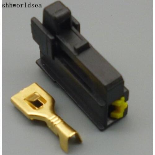 Shhworldsea 10sets 6.3mm 1p 1 Pin 7123-4123-30 Connector Auto Horn Socket For Toyota Camry Highlander Corolla