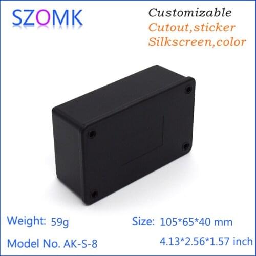 Standard plastic housing project box gps tracker control box (10 pcs) 105*65*40mm china market of electronic diy enclosure box