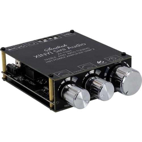 JABS Bluetooth 5.0 2X50W TPA3116D2 Power Subwoofer Amplifier Board Class D Home Theater Audio Stereo Equalizer Amp