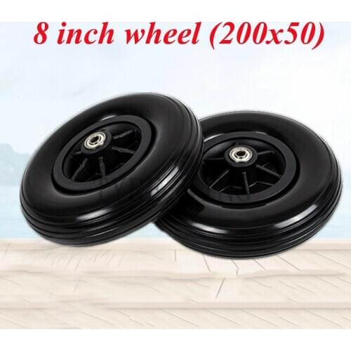 High Quality 8 Inch Solid Wheel Tire 200x50 Solid Front Wheel Wheelchair Accessories Universal Solid Front Wheel