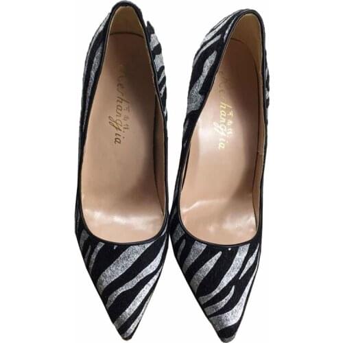 2020 spring and autumn new Ladies high heels shoes Bling pointed toe shallow mouth high heels single pumps wedding shoes