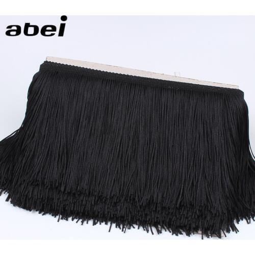 1Yard 15cm wide Sewing Tassel Fringe Lace Trims Handmade Sewing Stage Dress Evening Clothes Fabric Ribbon DIY Curtain Decoration