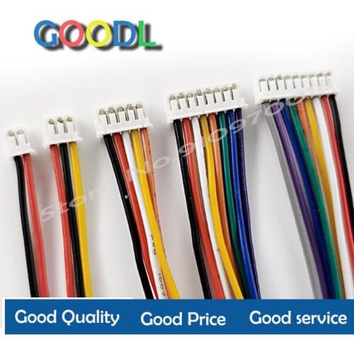 10Sets Mini Micro 2.0 PH Connector Male Female 2/3/4/5/6/7/8/9/10-Pin Plug With Wires Cables Socket 200MM 26AWG PH2.0 New
