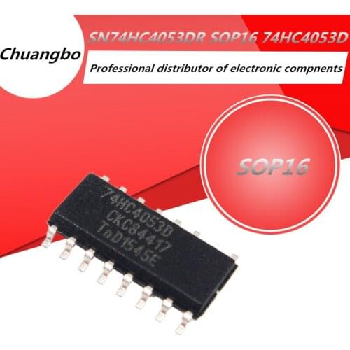 10pcs 74HC4053D SN74HC4053DR SOP16 Brand new original IC 74HC4053