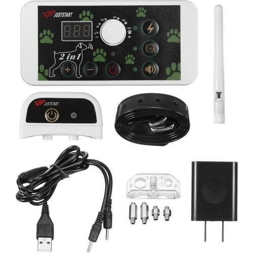 50 Pcs wireless electronic fence bark stopper fence two-in-one dog trainer Europedhl22kg