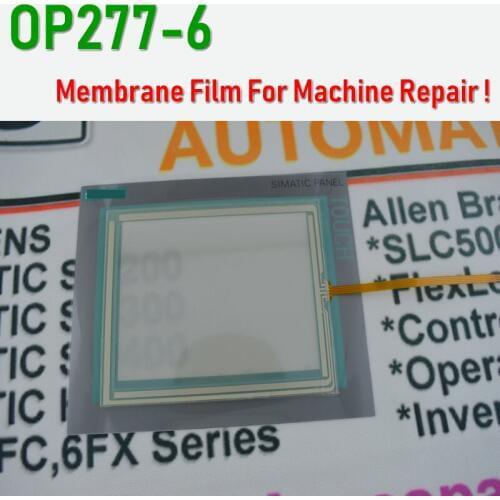 6AG1643-0AA01-4AX0 TP277 6" inch Membrane Film+Touch Glass for SIMATIC HMI Panel repair~do it yourself, Have in stock