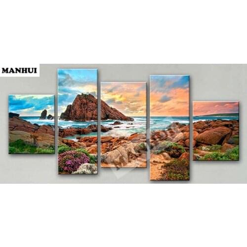 Diamond Embroidery Diy Diamond Painting Cross Stitch Kits Diamond Mosaic Five painted Full Square Diamond Embroidery CS285