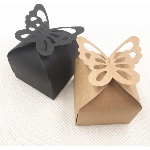 30Pcs Paper Butterfly Candy Box Wedding Gift box for Wedding/birthday Guests Favors Event Party handmade soap box